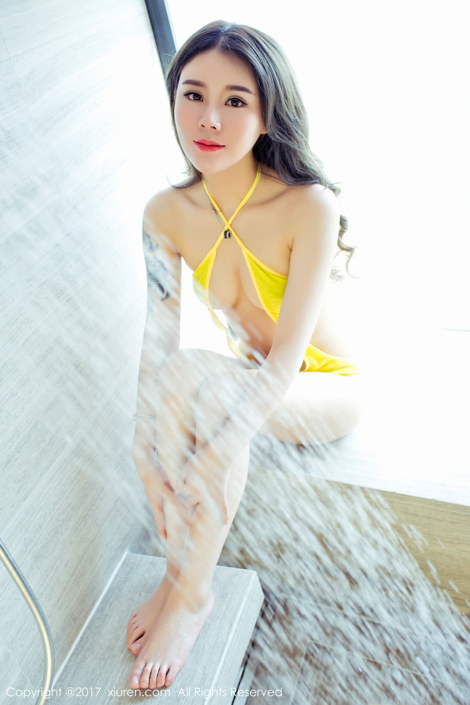 taotuhome[XiuRen秀人网] No.763 爱丽莎Lisa - 旗袍诱惑+浴室性感系列第46张