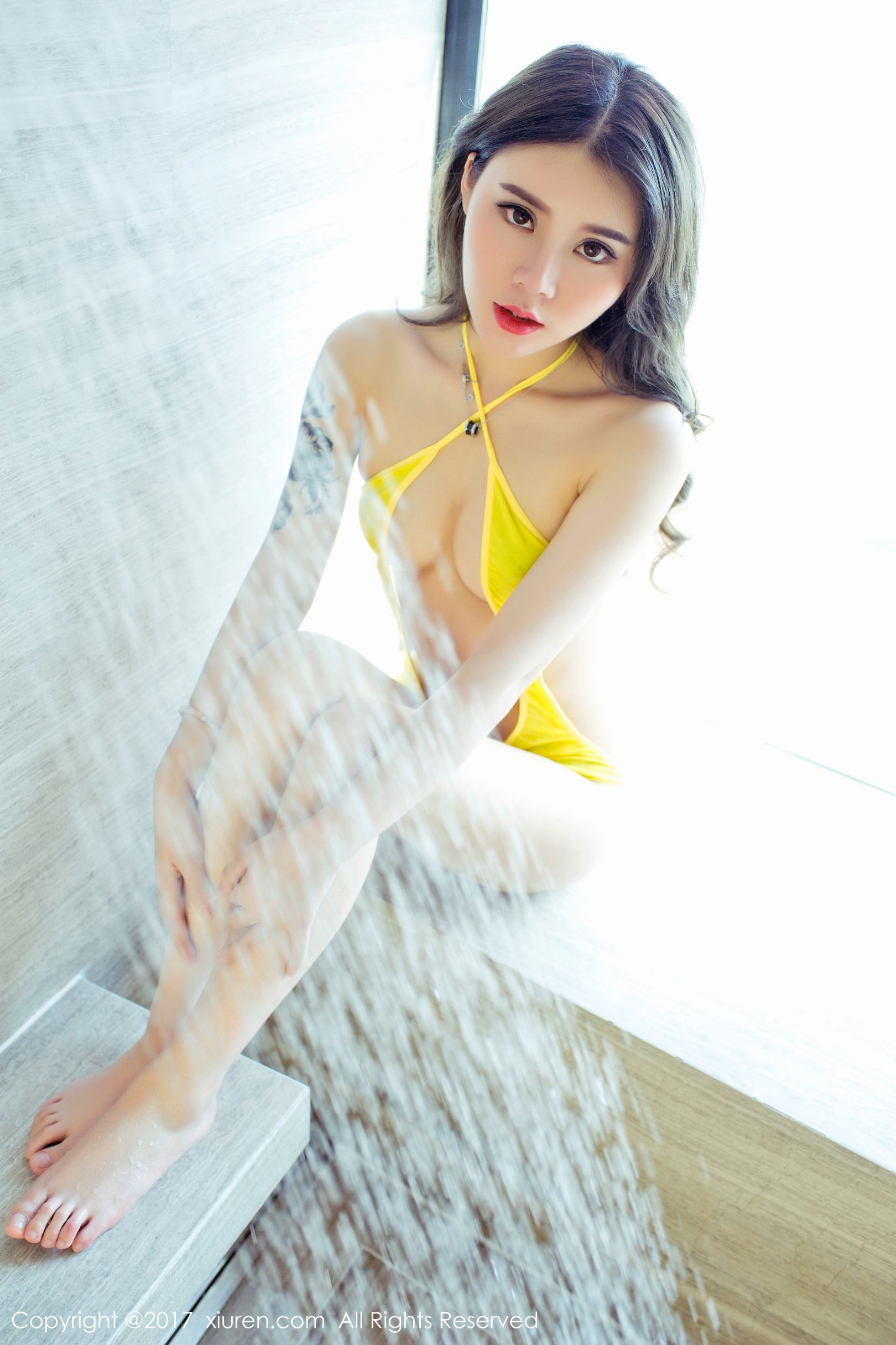 taotuhome[XiuRen秀人网] No.763 爱丽莎Lisa - 旗袍诱惑+浴室性感系列第47张