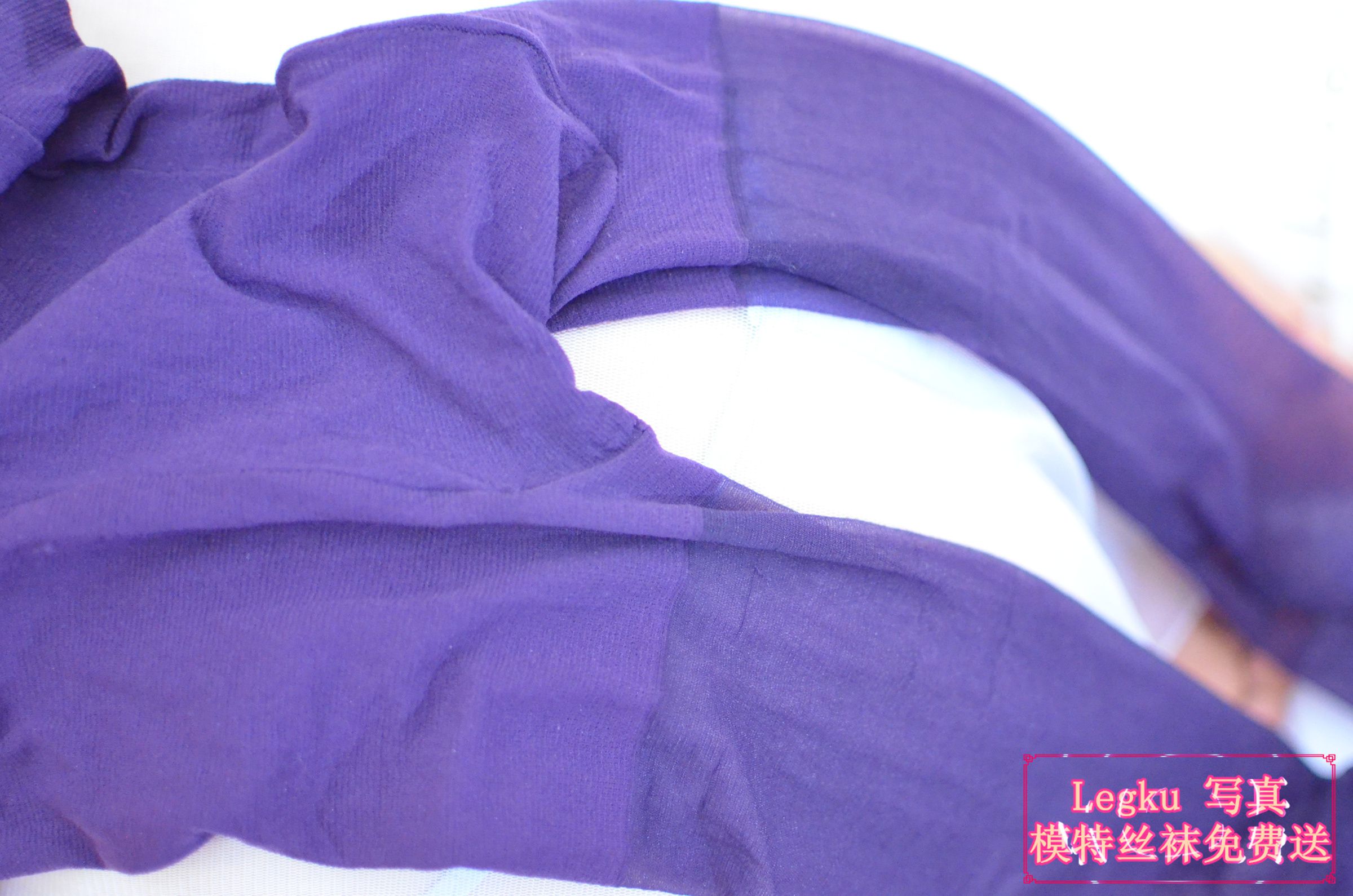 [Legku丝袜] No.184 紫色丝袜丝足 写真套图4 